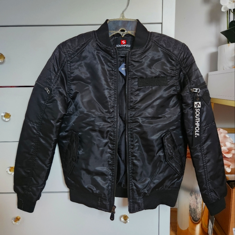 NWT South Pole Boys Bomber Jacket Size M 10/12